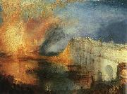 Joseph Mallord William Turner The Burning of the Houses of Parliament oil painting artist